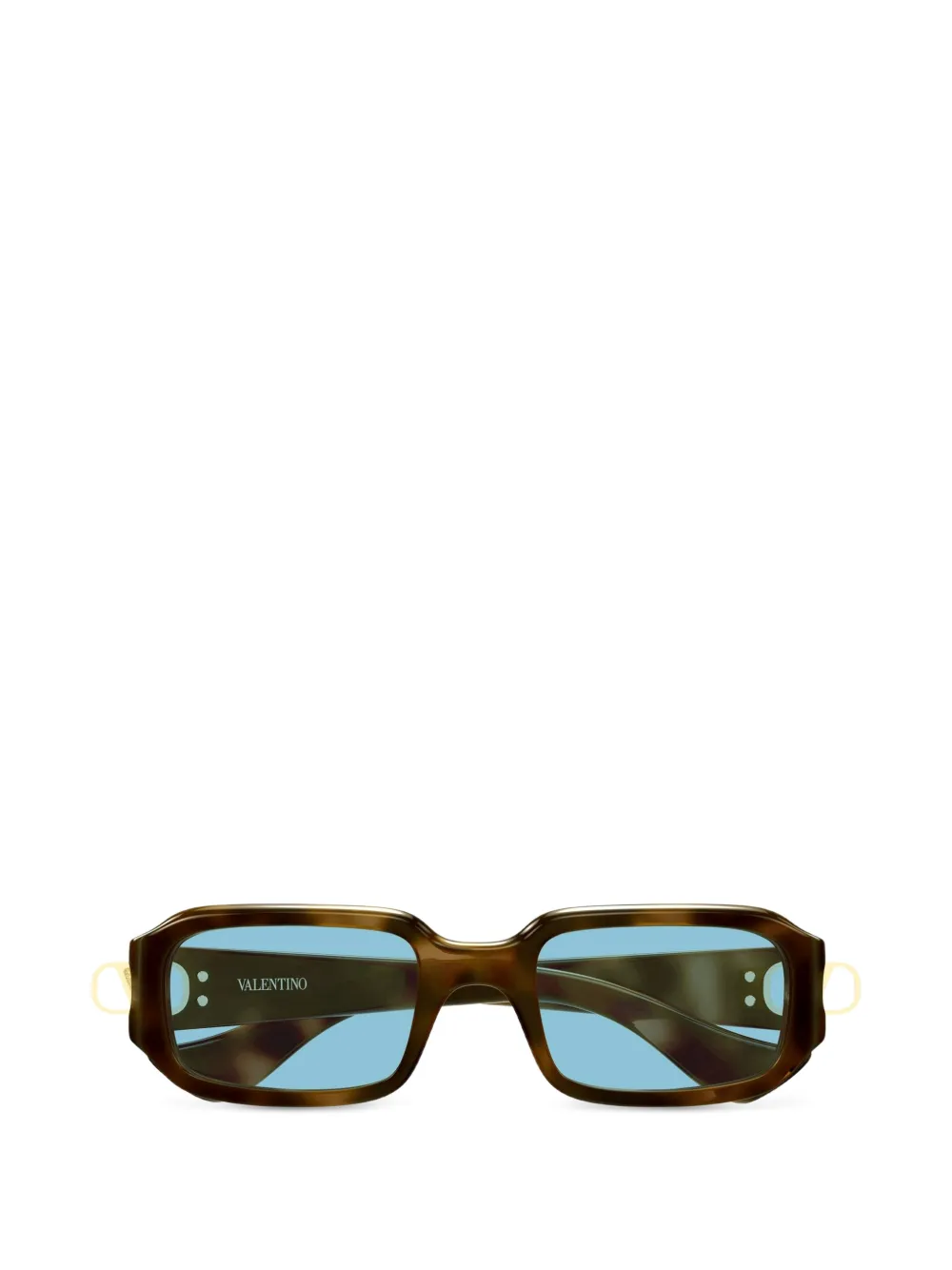 VALENTINO GARAVANI EYEWEAR Occhiali da sole VLogo Signature squadrati - Marrone