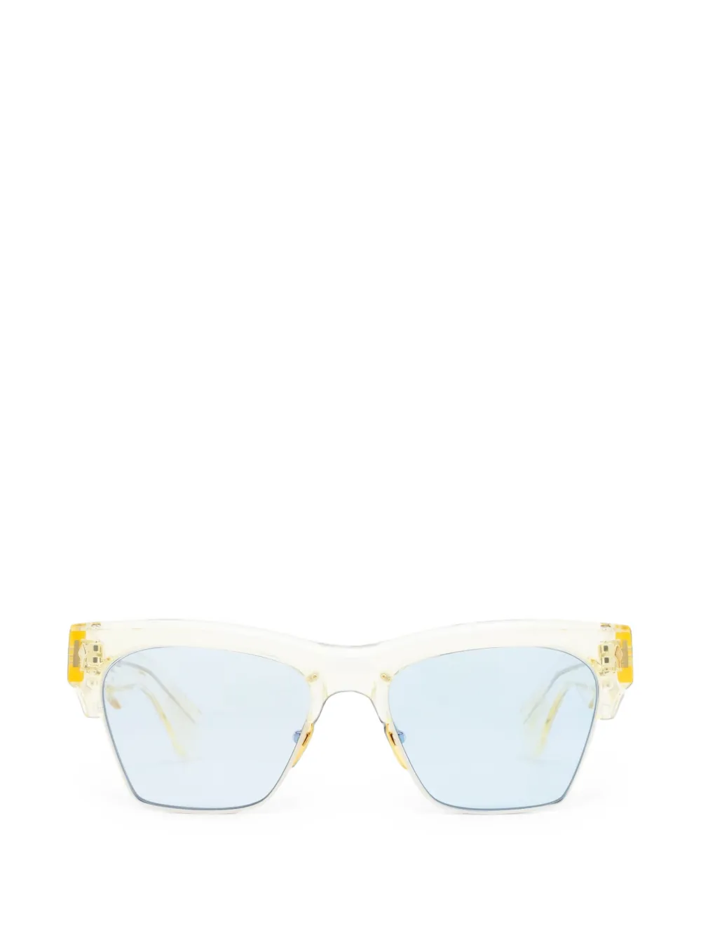 Jacques Marie Mage lunettes de soleil Bugsy à monture géométrique - Tons neutres Jacques Marie Mage lunettes de soleil Bugsy à monture géométrique - Tons neutres