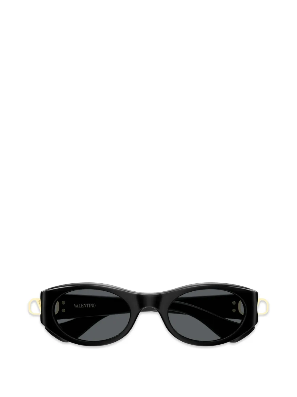 VALENTINO GARAVANI EYEWEAR Occhiali da sole tondi VLogo - Nero