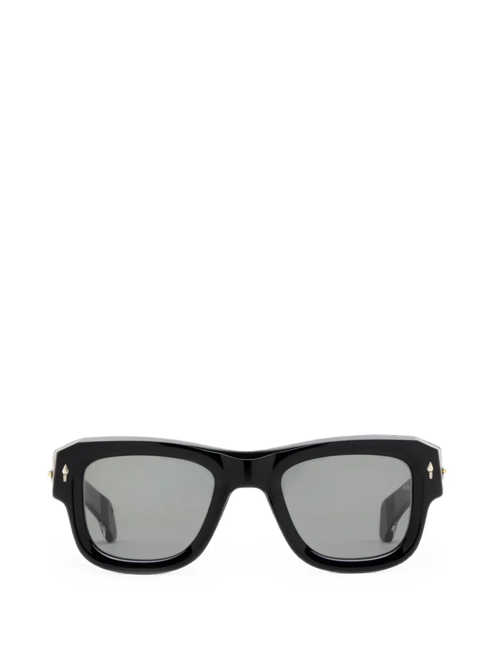 Jacques Marie Mage Eckige Conrad Sonnenbrille - Schwarz