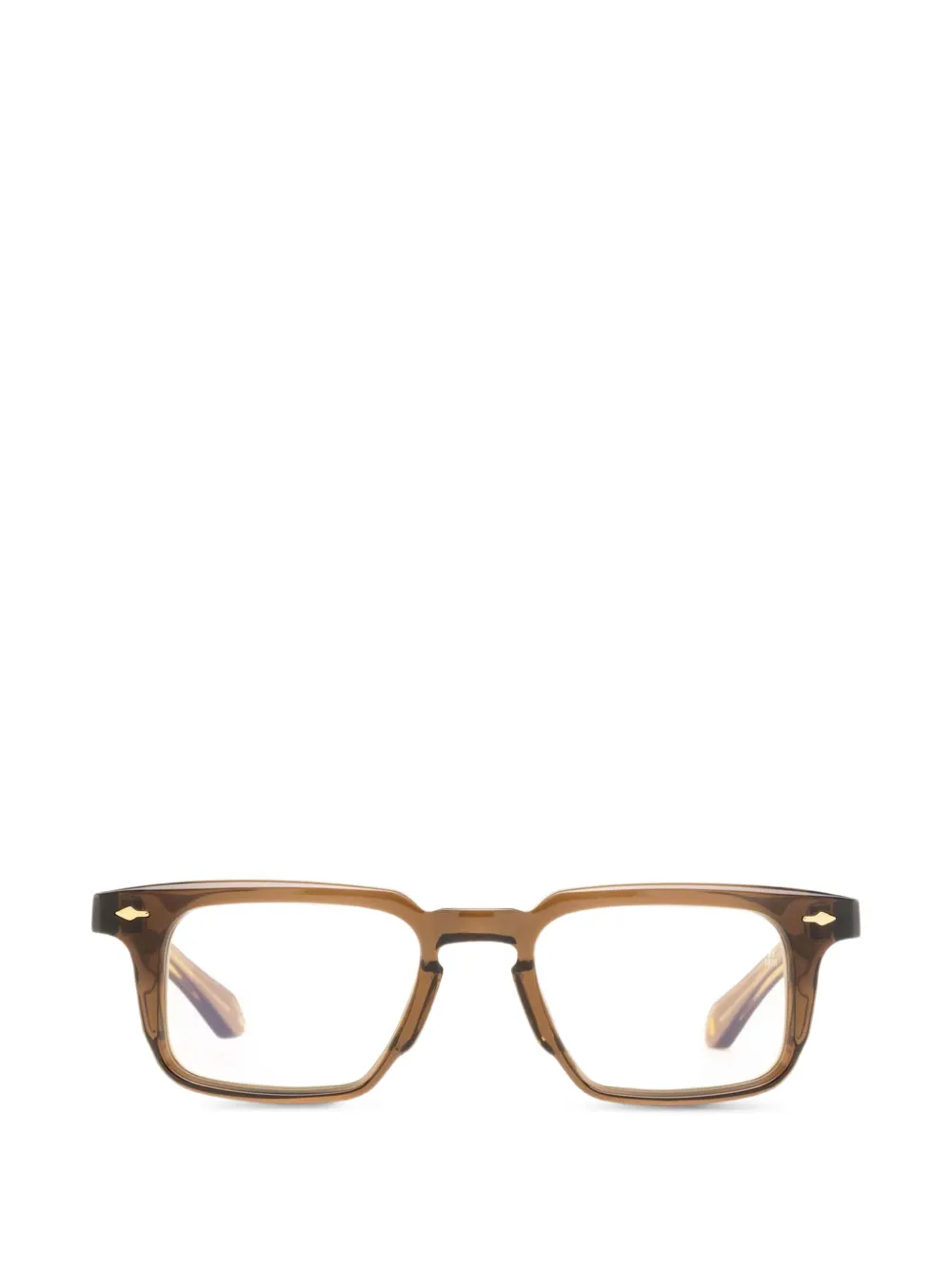 Jacques Marie Mage lunettes de vue Moscova à monture rectangulaire - Marron Jacques Marie Mage lunettes de vue Moscova à monture rectangulaire - Marron