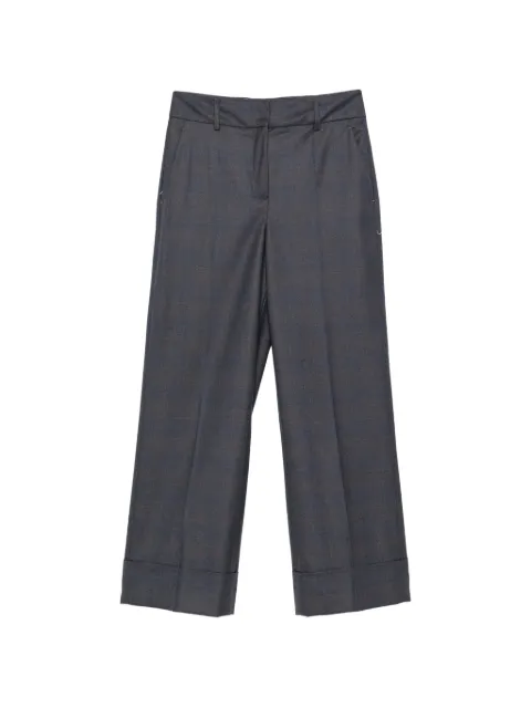 Incotex Arlys pressed-crease turn-up trousers