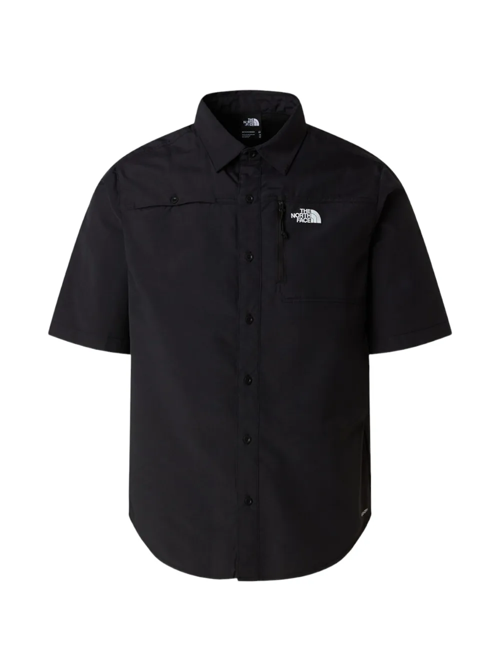 The North Face logo-print zip-pocket shirt - Nero