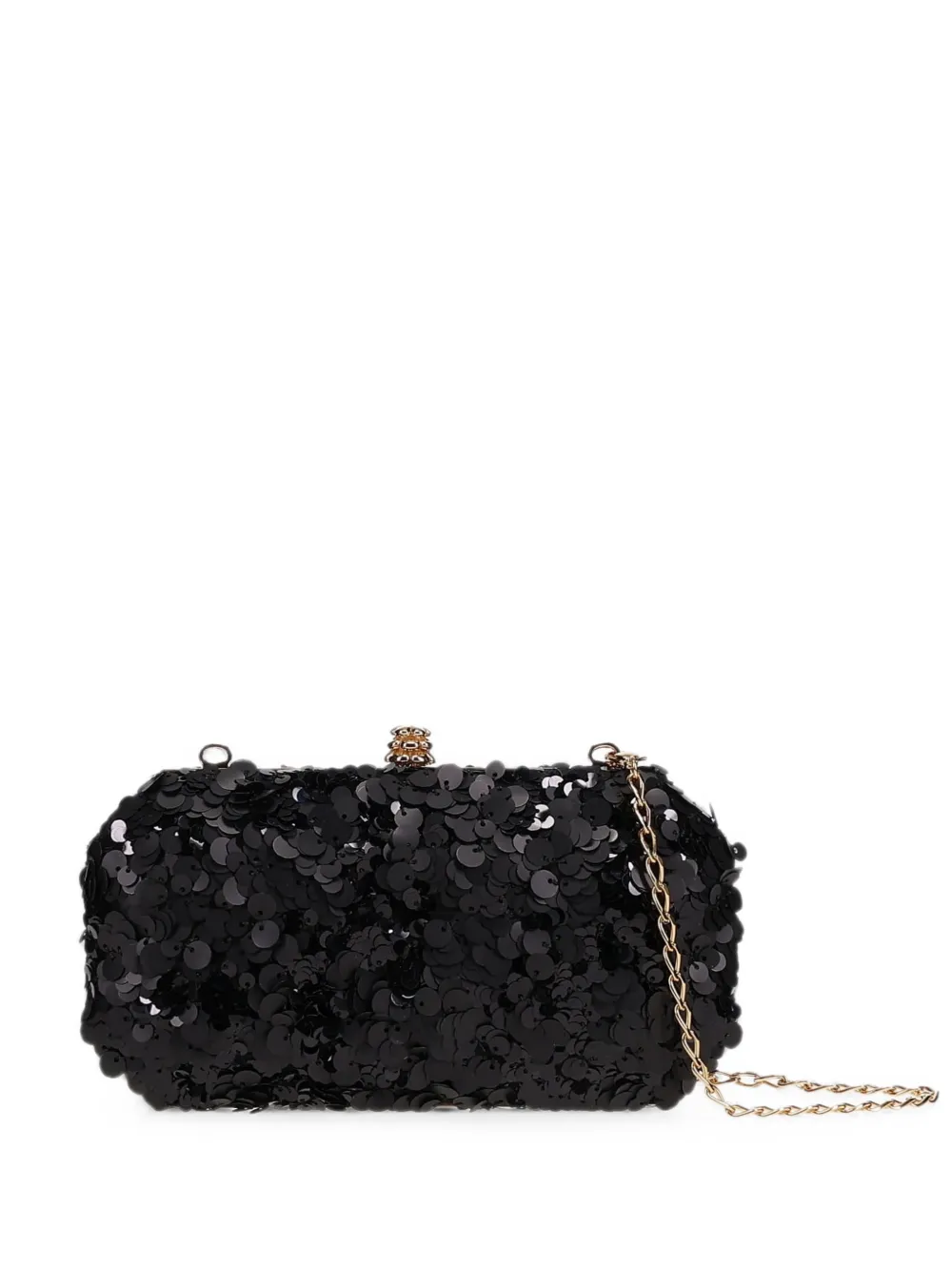 Tyler Ellis small Perry sequin-embellished clutch bags - Schwarz