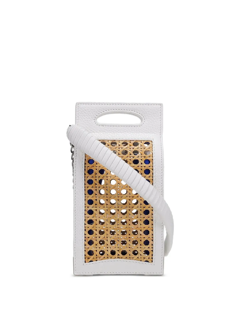 Tyler Ellis mini Stella wicker tote bag