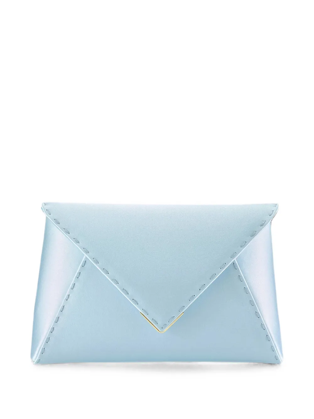 Tyler Ellis Lee Pouchet handgestikte clutch Blauw