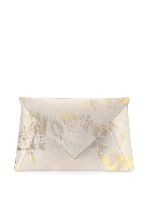 Tyler Ellis medium Lee Pouchet metallic-leather clutch bags