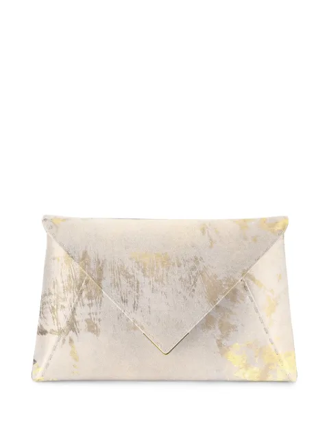 Tyler Ellis medium Lee Pouchet metallic-leather clutch bags