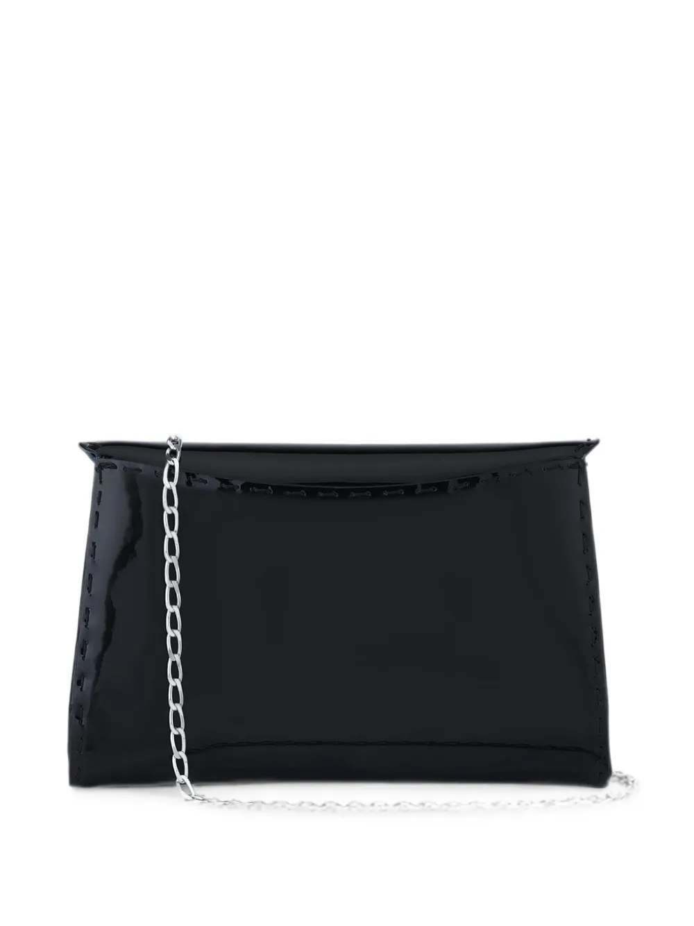 Tyler Ellis Lee Pouchet lakleren clutch Zwart