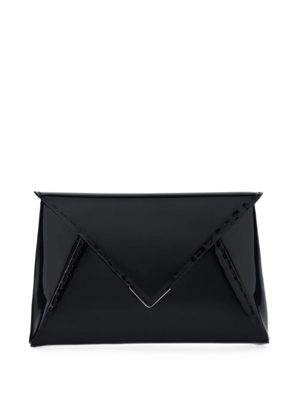 Tyler Ellis Lee Pouchet patent leather clutch bag - Schwarz
