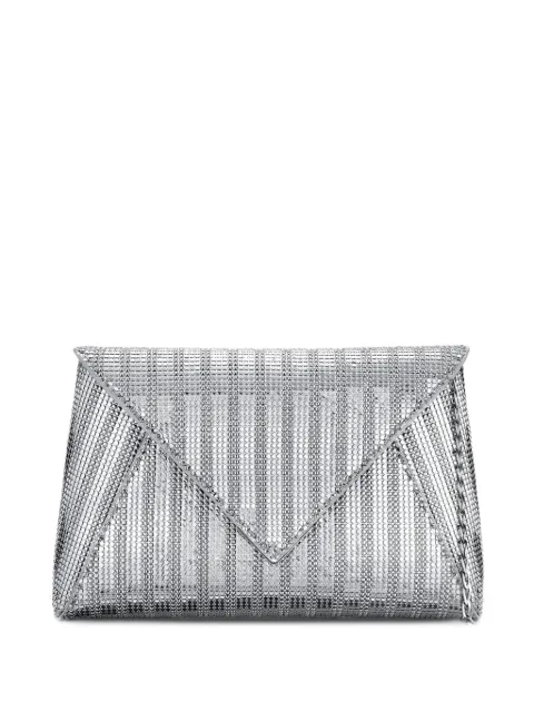 Tyler Ellis large Lee Pouchet chainmail clutch bag