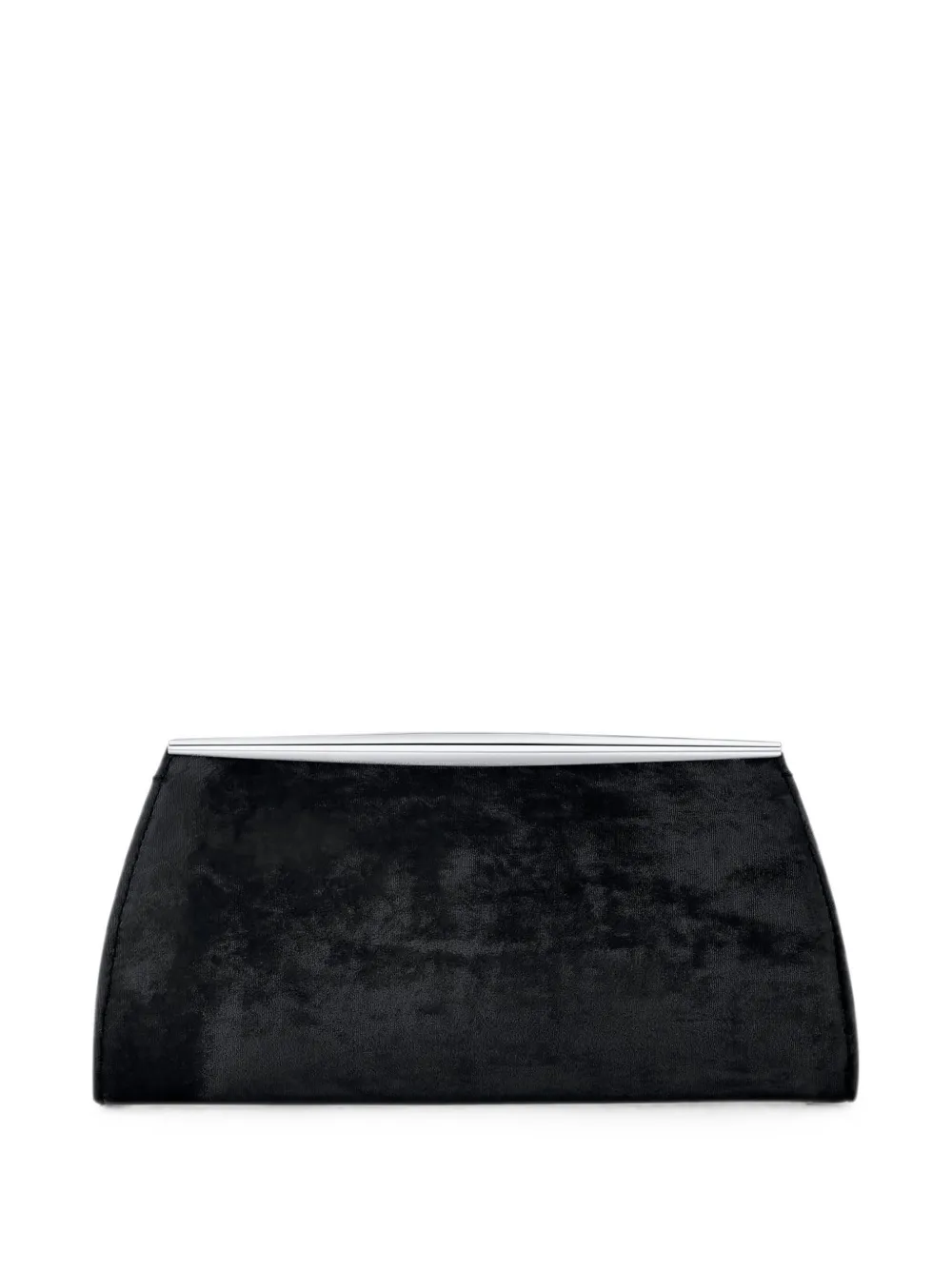 Tyler Ellis Suzannah fluwelen clutch Zwart