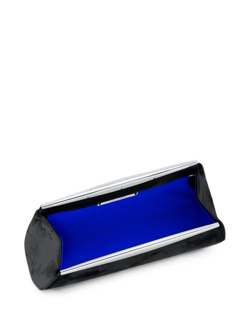 Tyler Ellis Suzannah fluwelen clutch Zwart