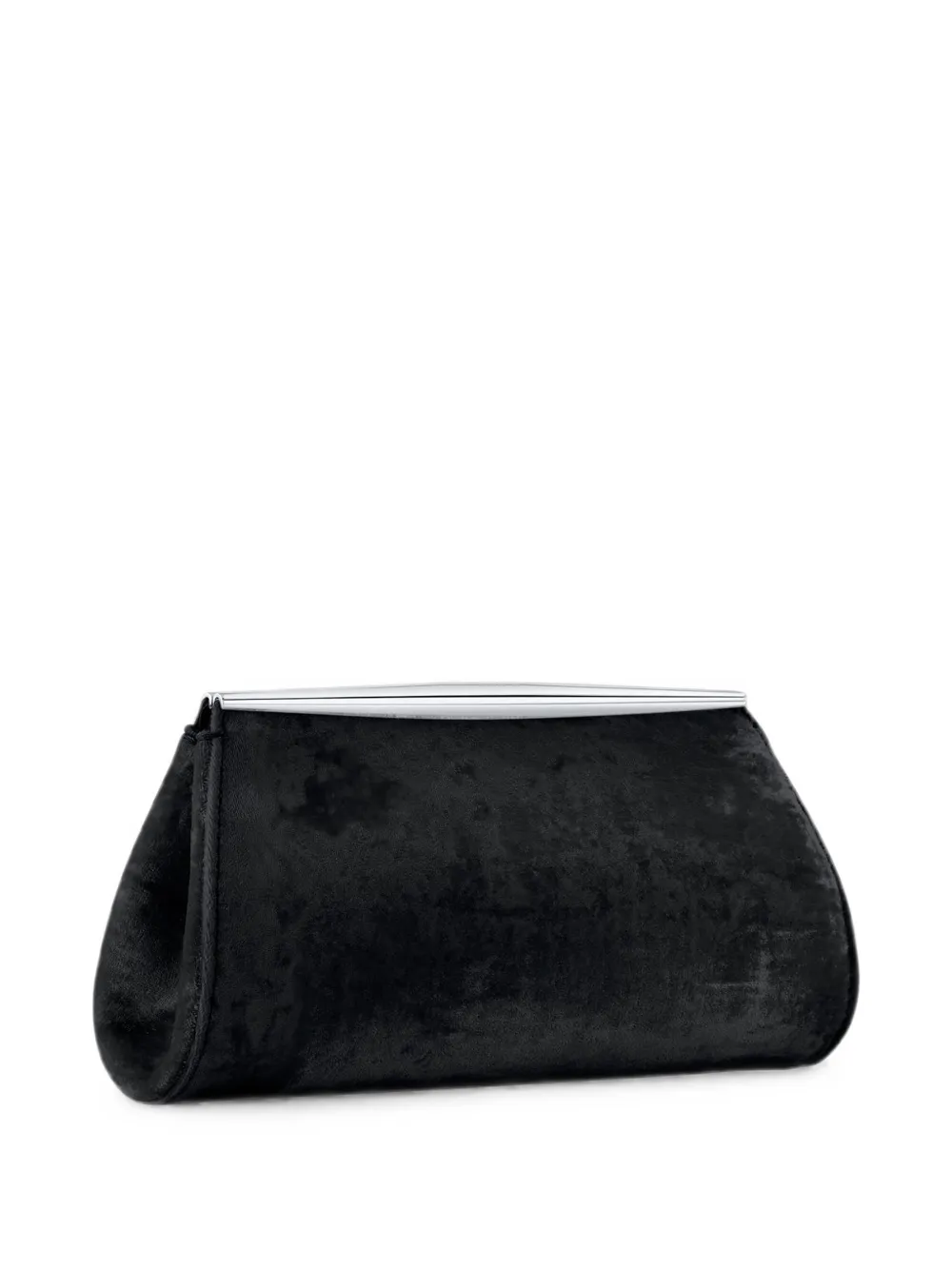 Tyler Ellis Suzannah fluwelen clutch Zwart