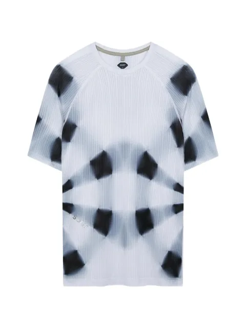 Soar geometric-print raglan-sleeve T-shirt