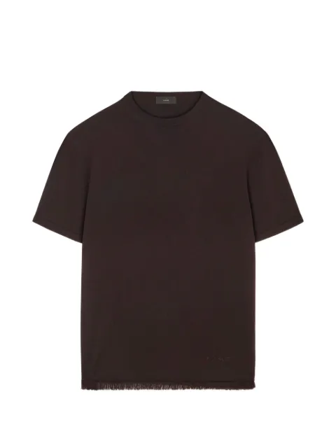 Alanui fringed knit T-shirt