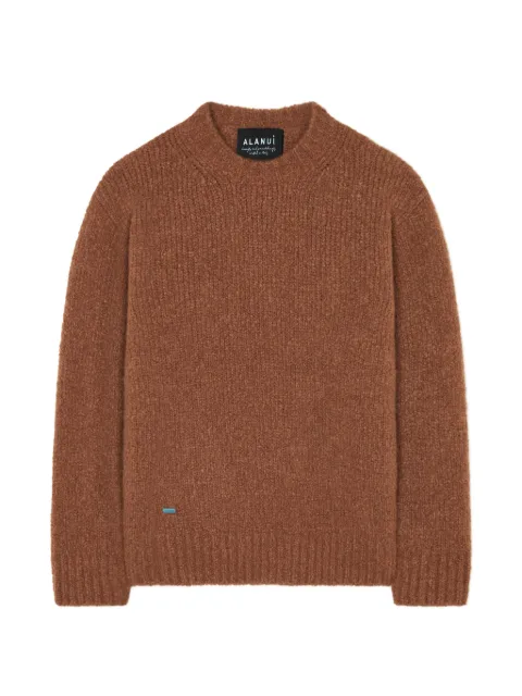 Alanui rib-stitched crew-neck sweater