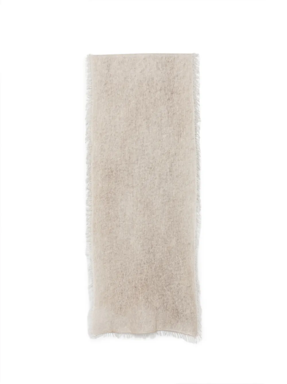 Avant Toi frayed cashmere scarf - Toni neutri
