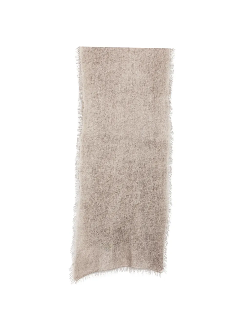 Avant Toi Sciarpa in cashmere con frange - Toni neutri