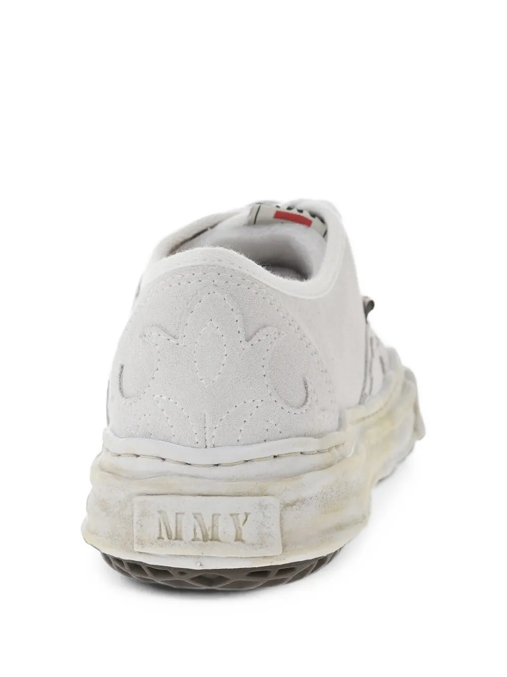 Maison MIHARA YASUHIRO suede low-top sneakers Wit