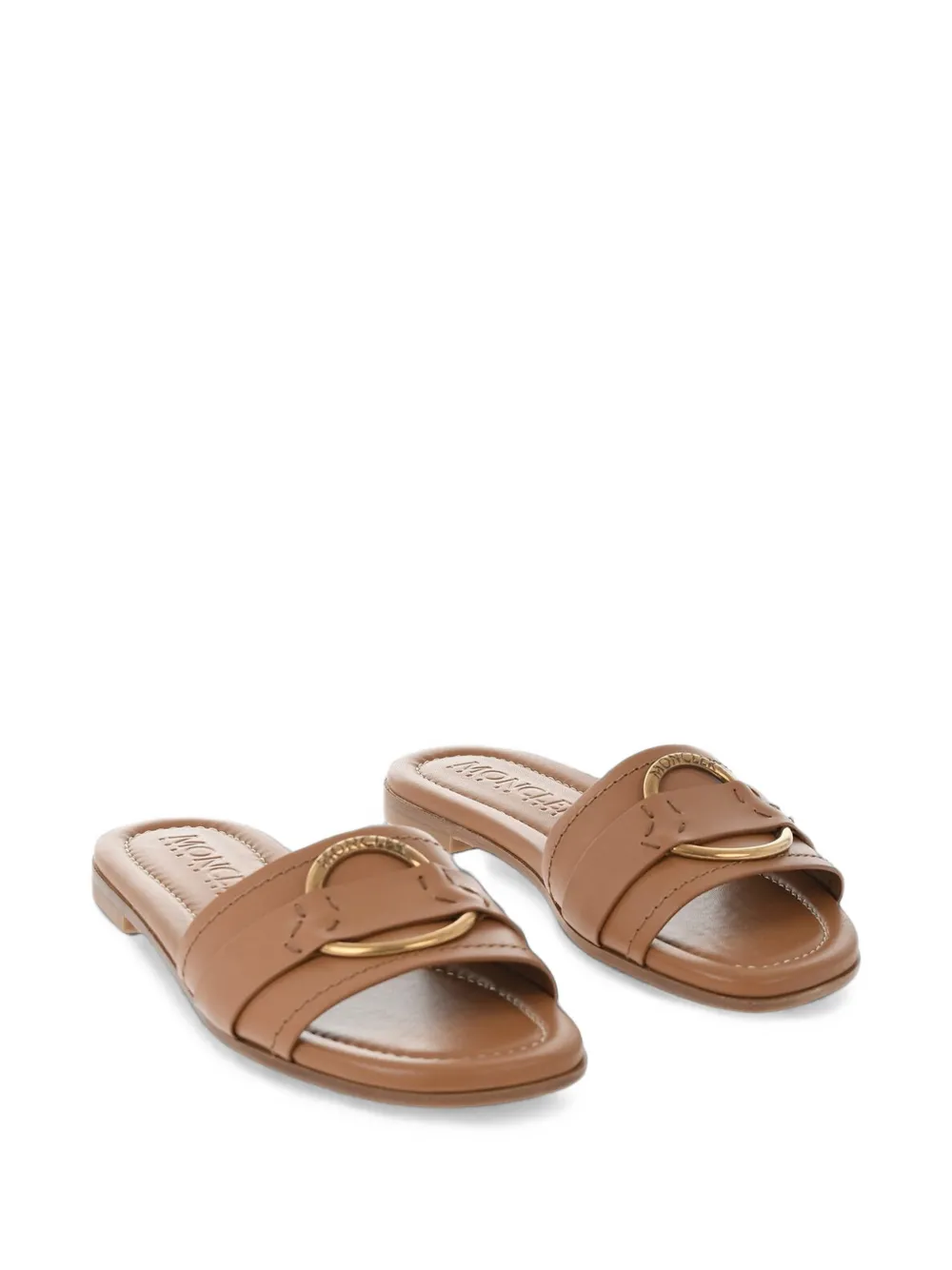 Moncler Bell ring-detail sandals Bruin