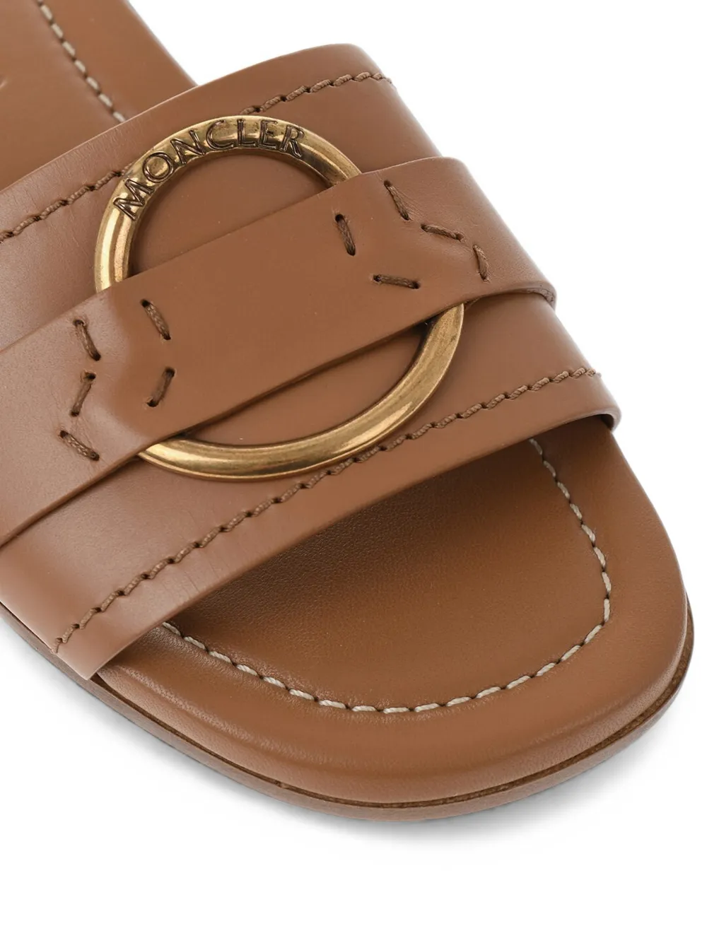 Moncler Bell ring-detail sandals Bruin