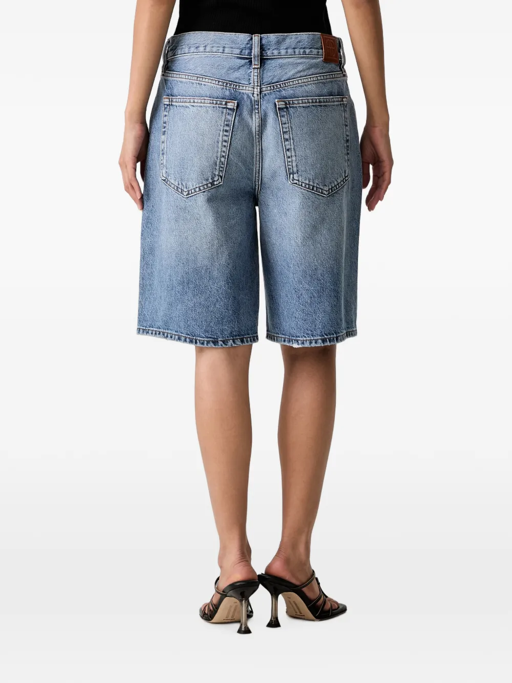 ANINE BING Denim shorts Blauw