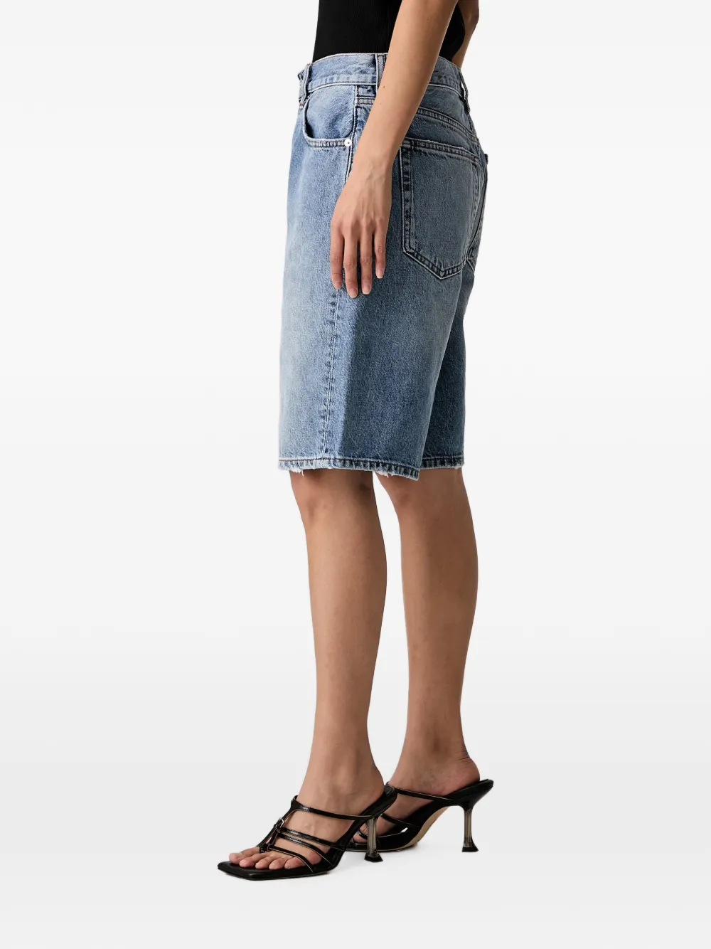 ANINE BING Denim shorts Blauw
