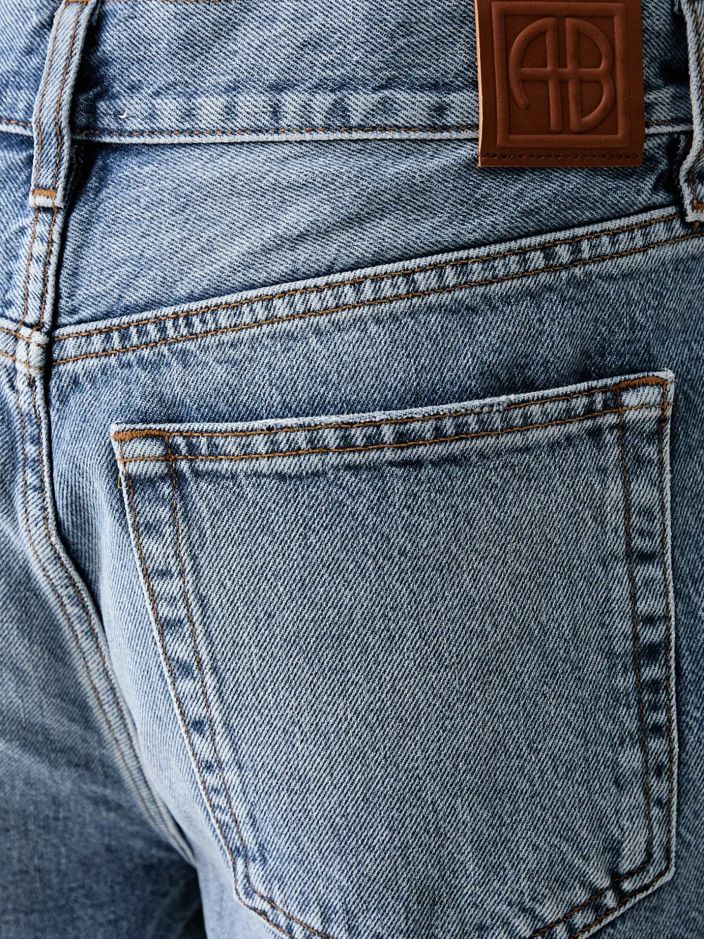 ANINE BING Denim shorts Blauw