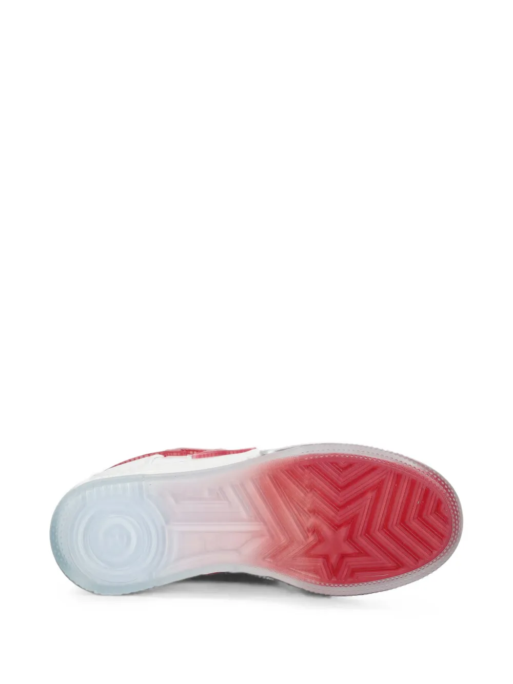 A BATHING APE BAPE STA patent leather sneakers Wit
