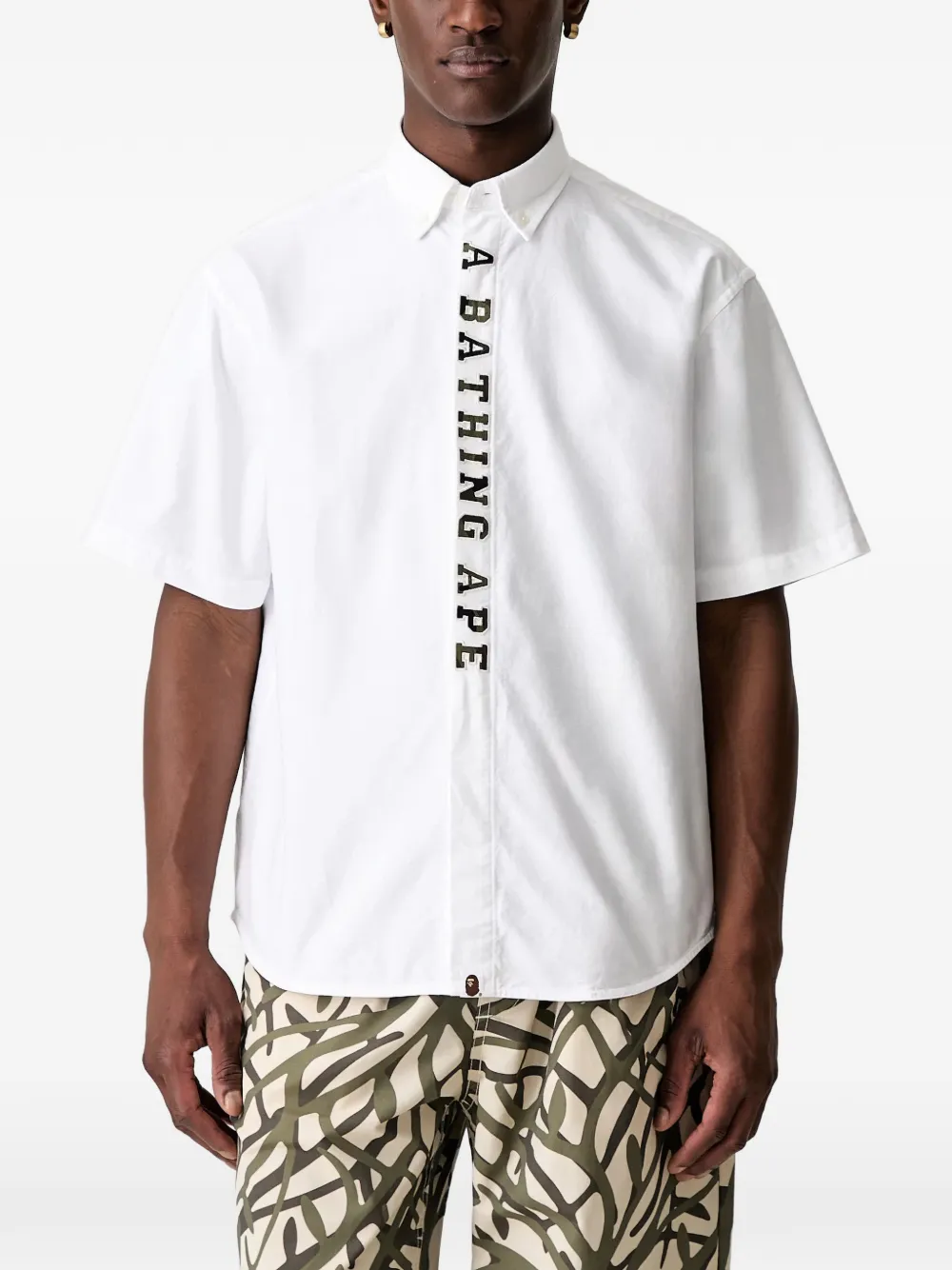 A BATHING APE® 1st Camo short-sleeve shirt - Bianco