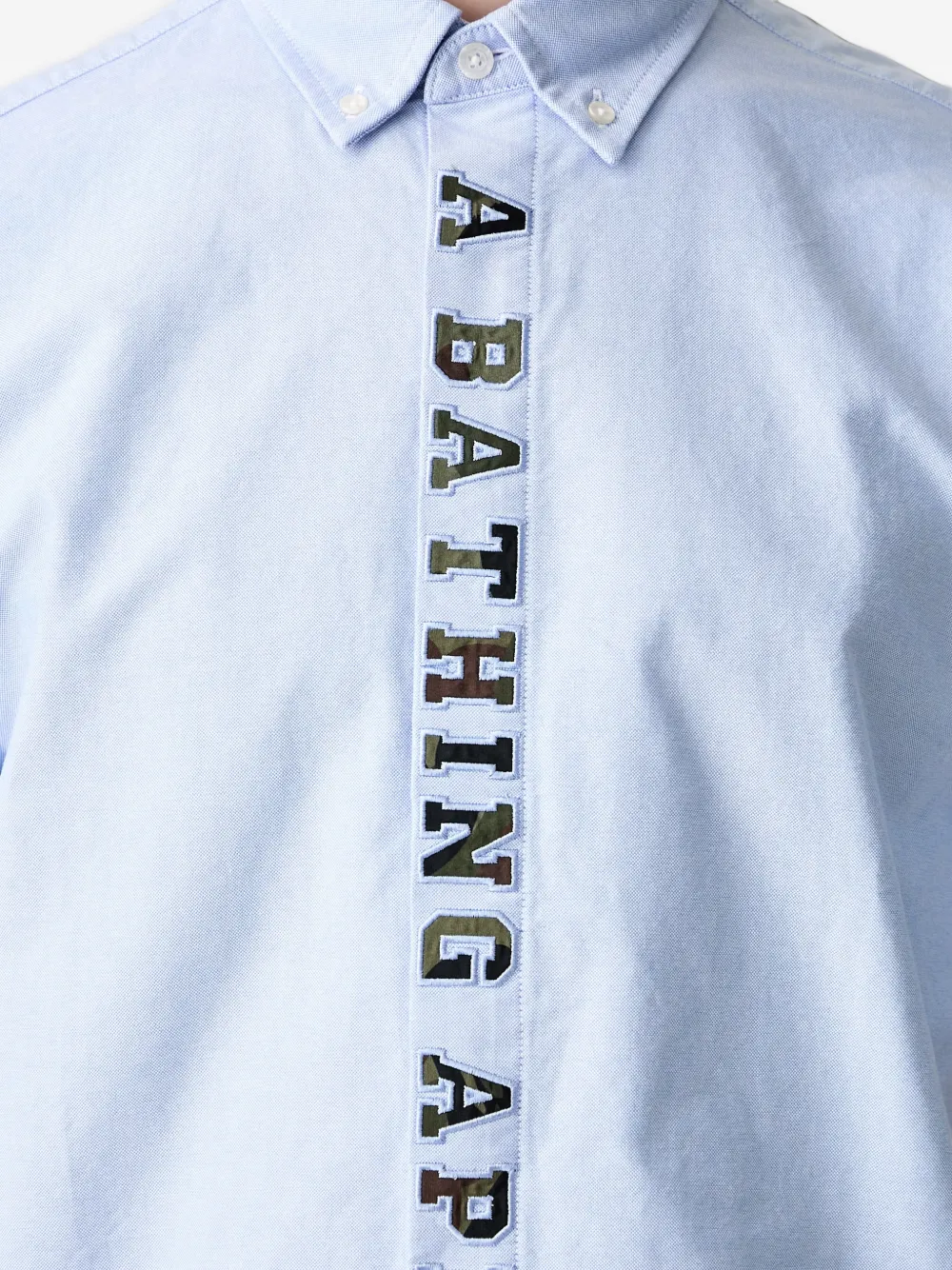 A BATHING APE Overhemd met korte mouwen Blauw