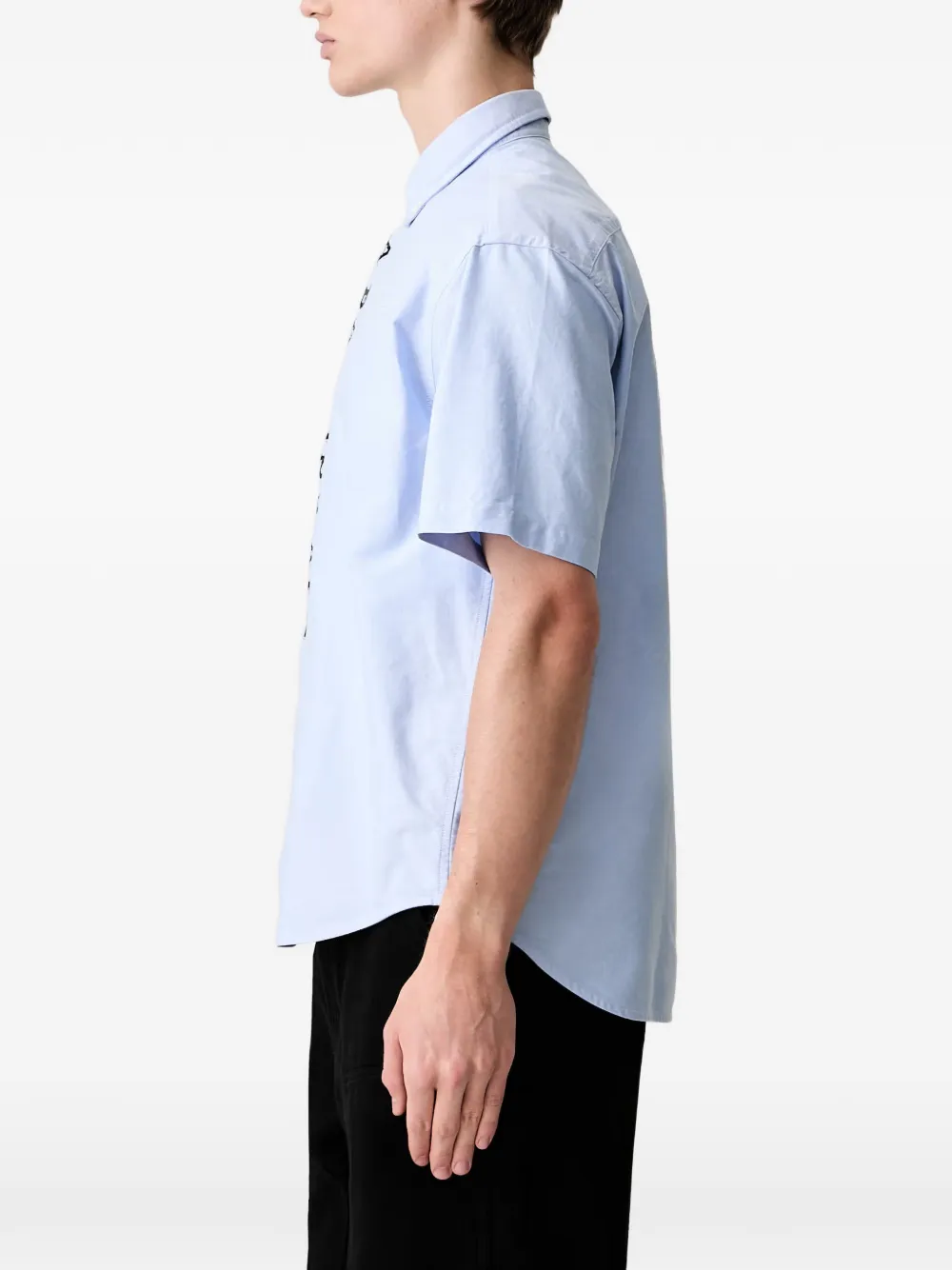 A BATHING APE Overhemd met korte mouwen Blauw
