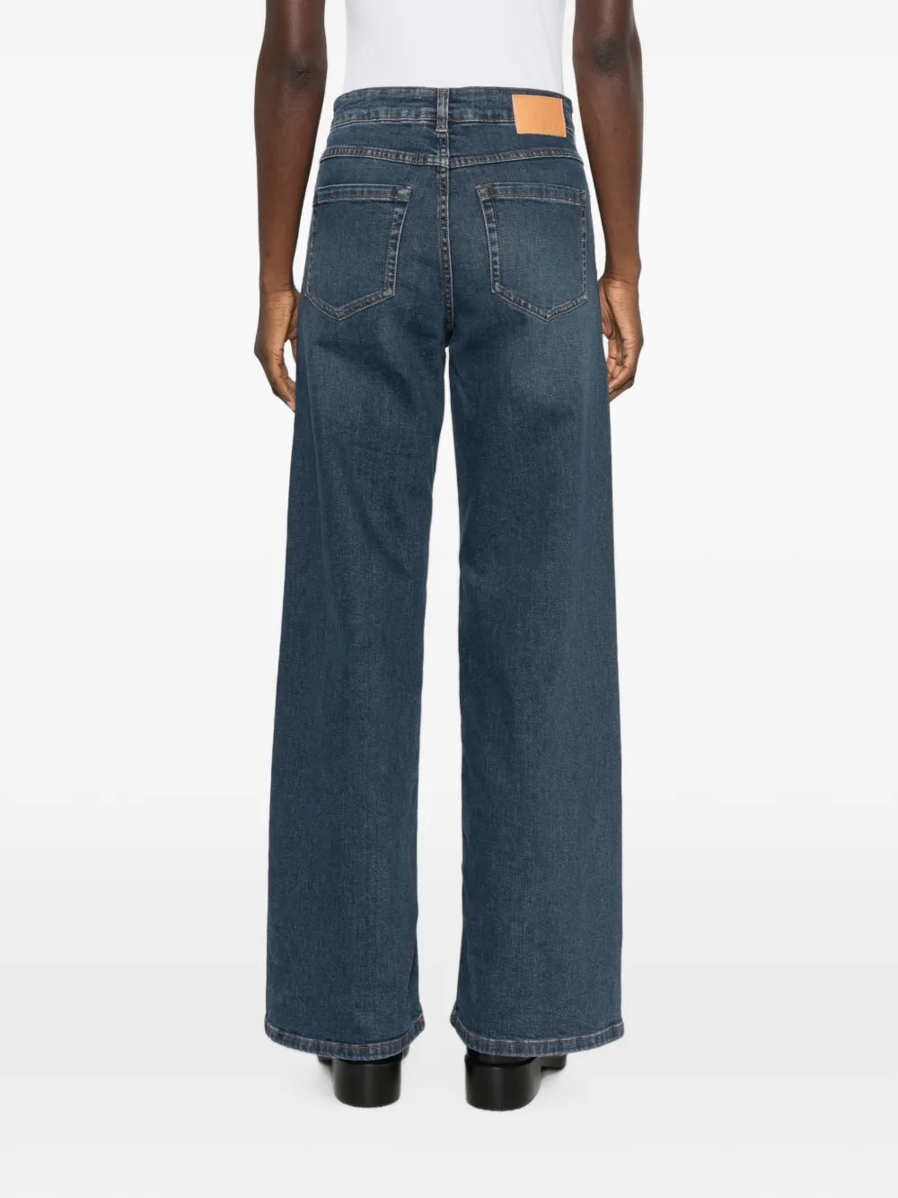 I BLUES Jeans met wijde pijpen Blauw