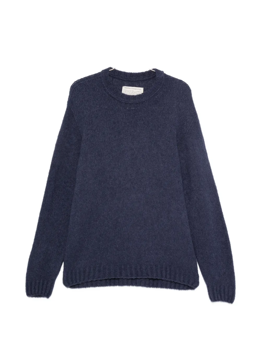 original vintage style Hope ribbed-trim sweater - Blau