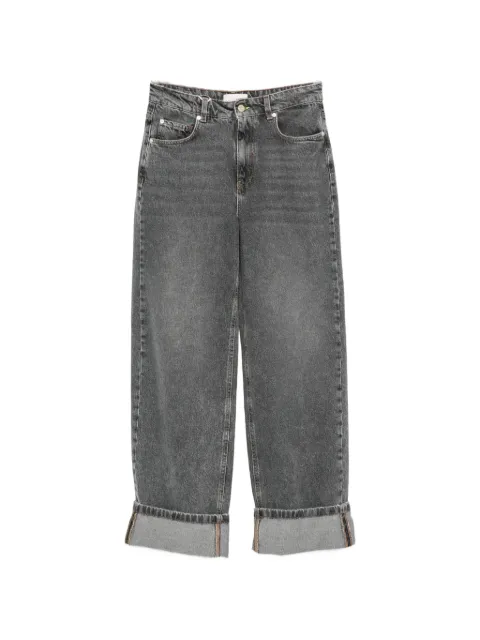 I BLUES Jeanne wide-leg turn-up jeans
