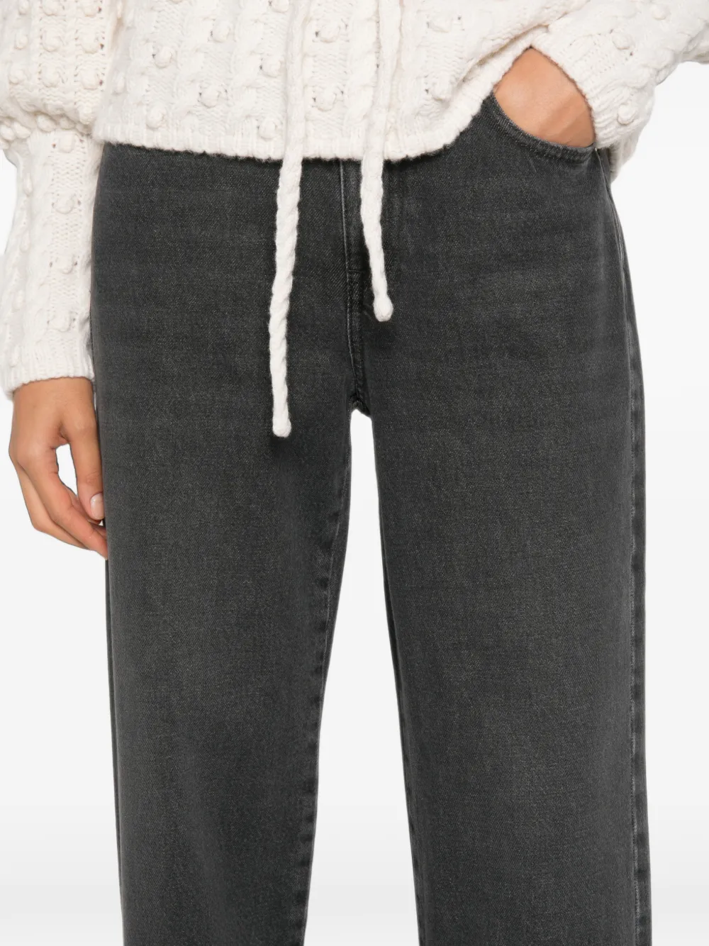 I BLUES Clare straight jeans Grijs