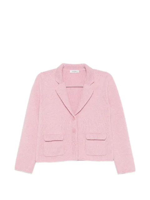 Kangra knitted notch-lapel jacket