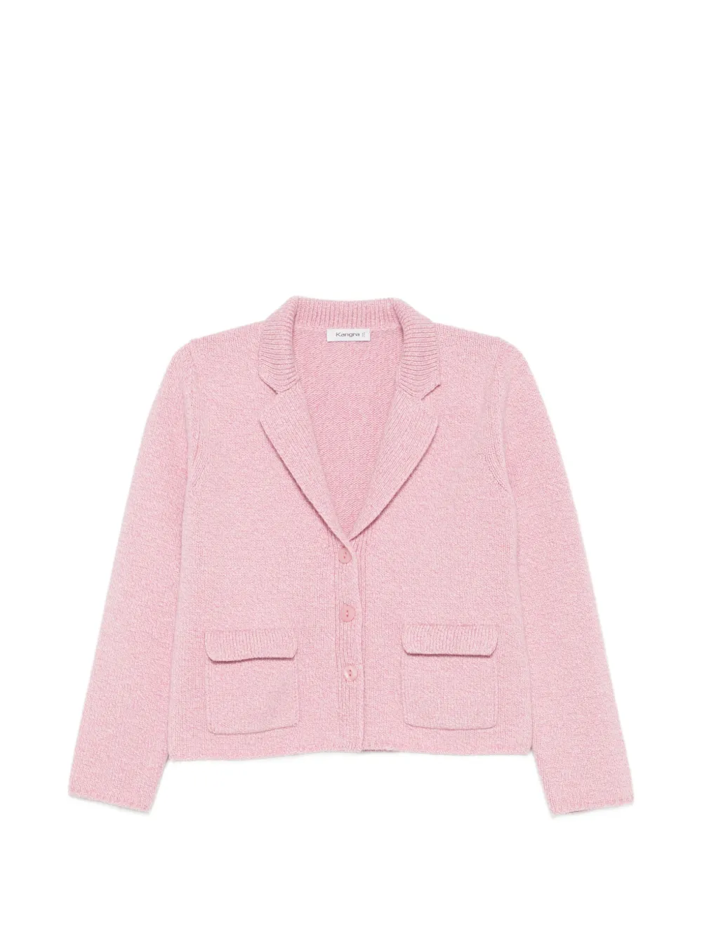 Kangra knitted notch-lapel jacket