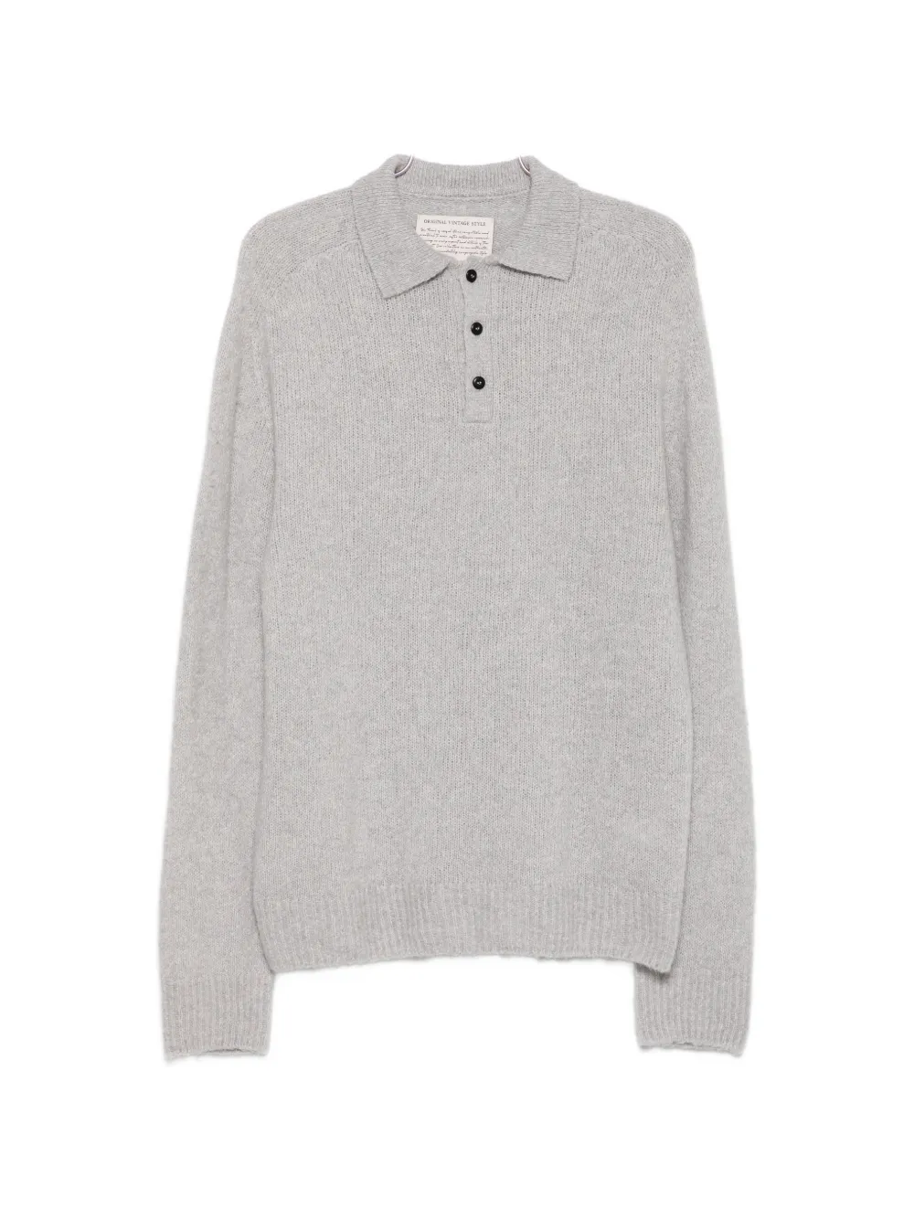 original vintage style Truman long-sleeve polo shirt - Grau