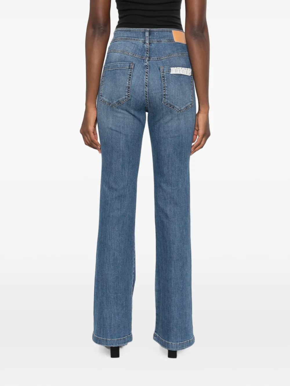 I BLUES Flared jeans met opgestikte zak Blauw