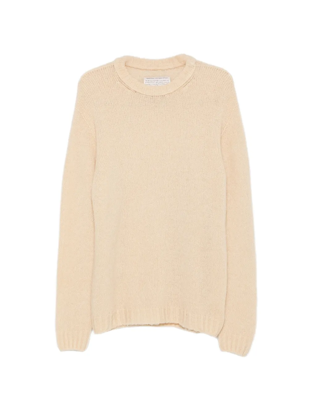 original vintage style Hope crew-neck knitted sweater - Toni neutri