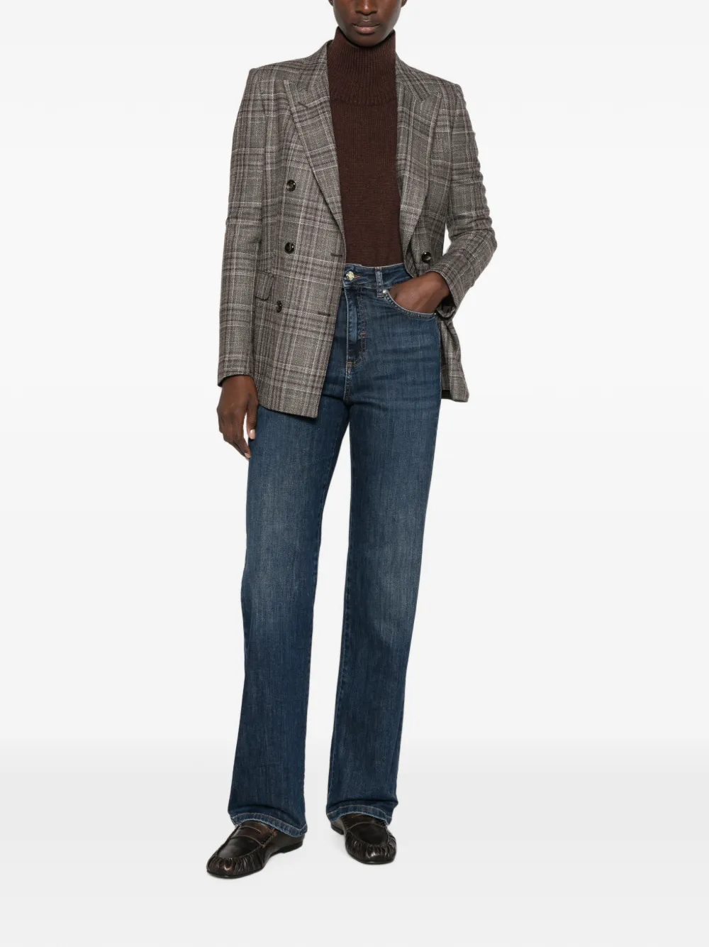 I BLUES Jeans met riemlussen Blauw