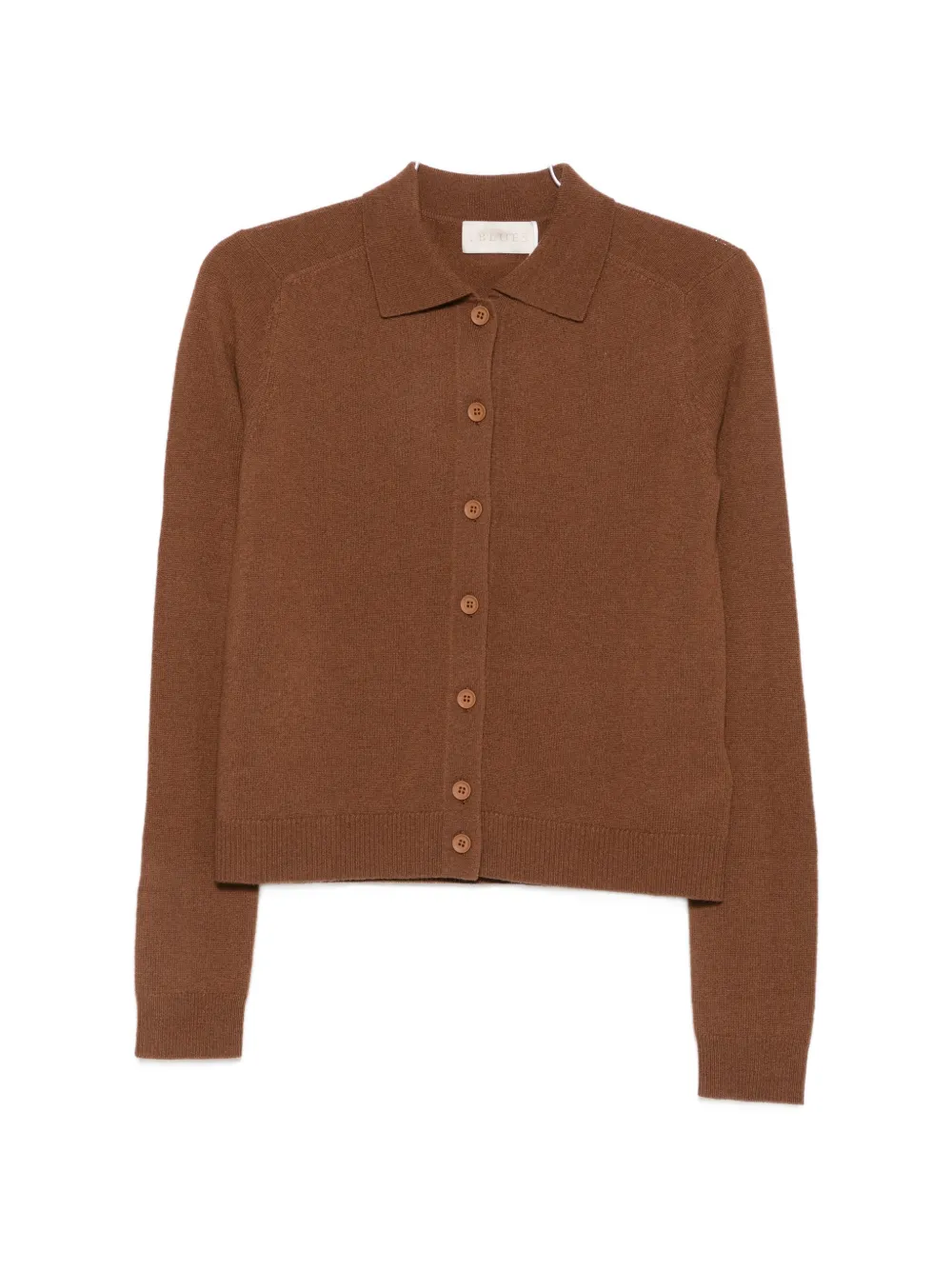 I BLUES button-up collared cardigan - Marrone