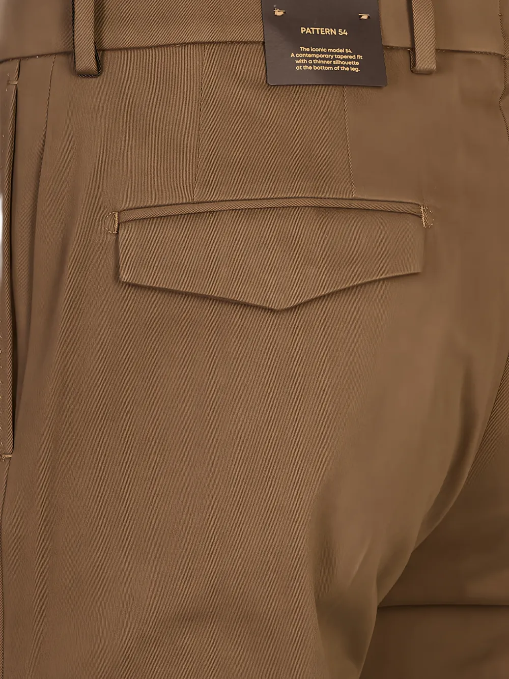 Incotex Pattern 54 plooibroek Bruin