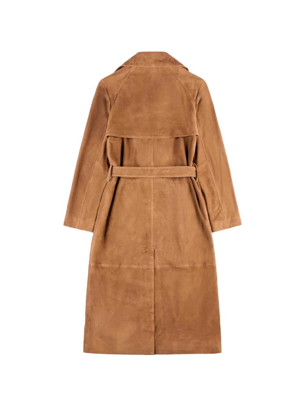Hogan Trenchcoat van suède Bruin