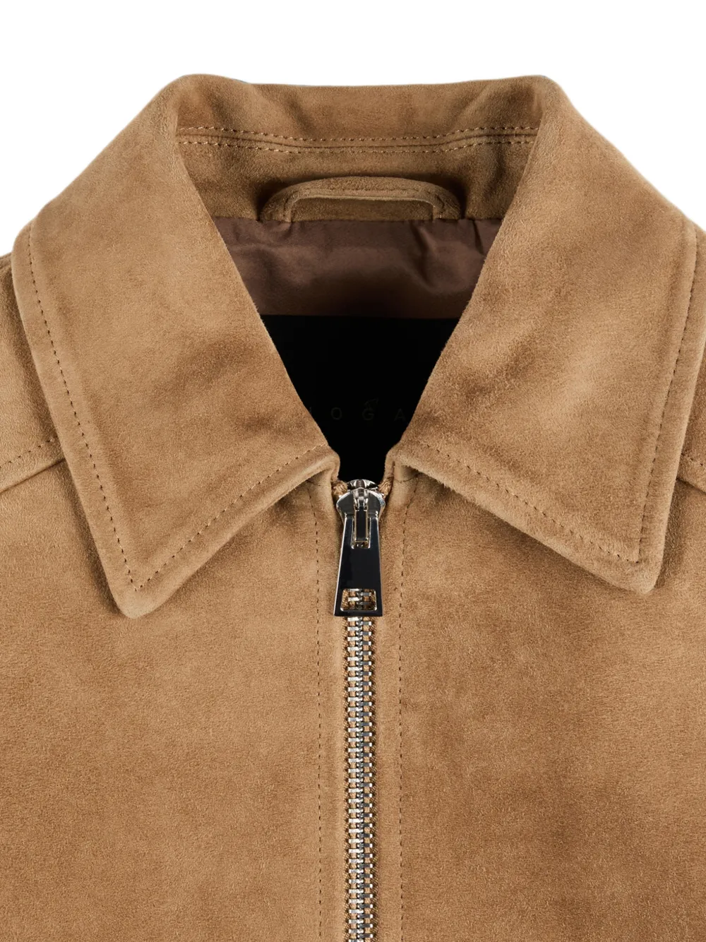 Hogan Cropped suède jack Beige