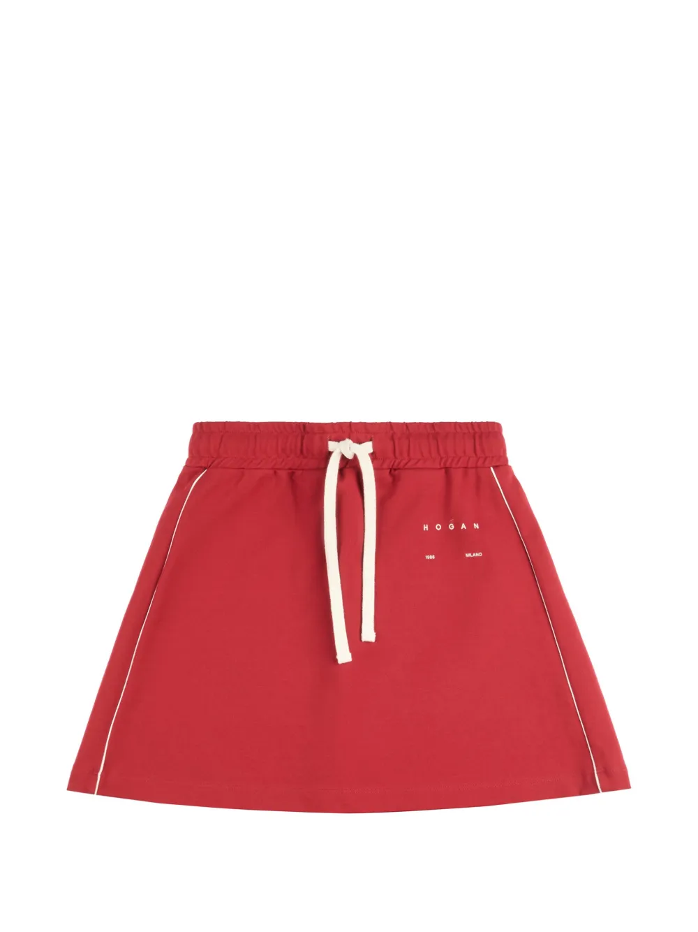 Hogan minijupe en jersey stretch - Rouge