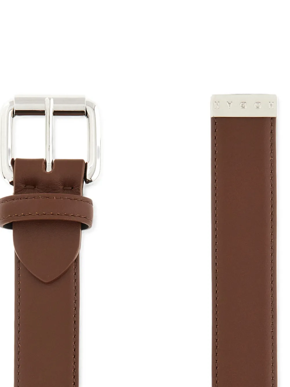 Hogan Leren riem Bruin