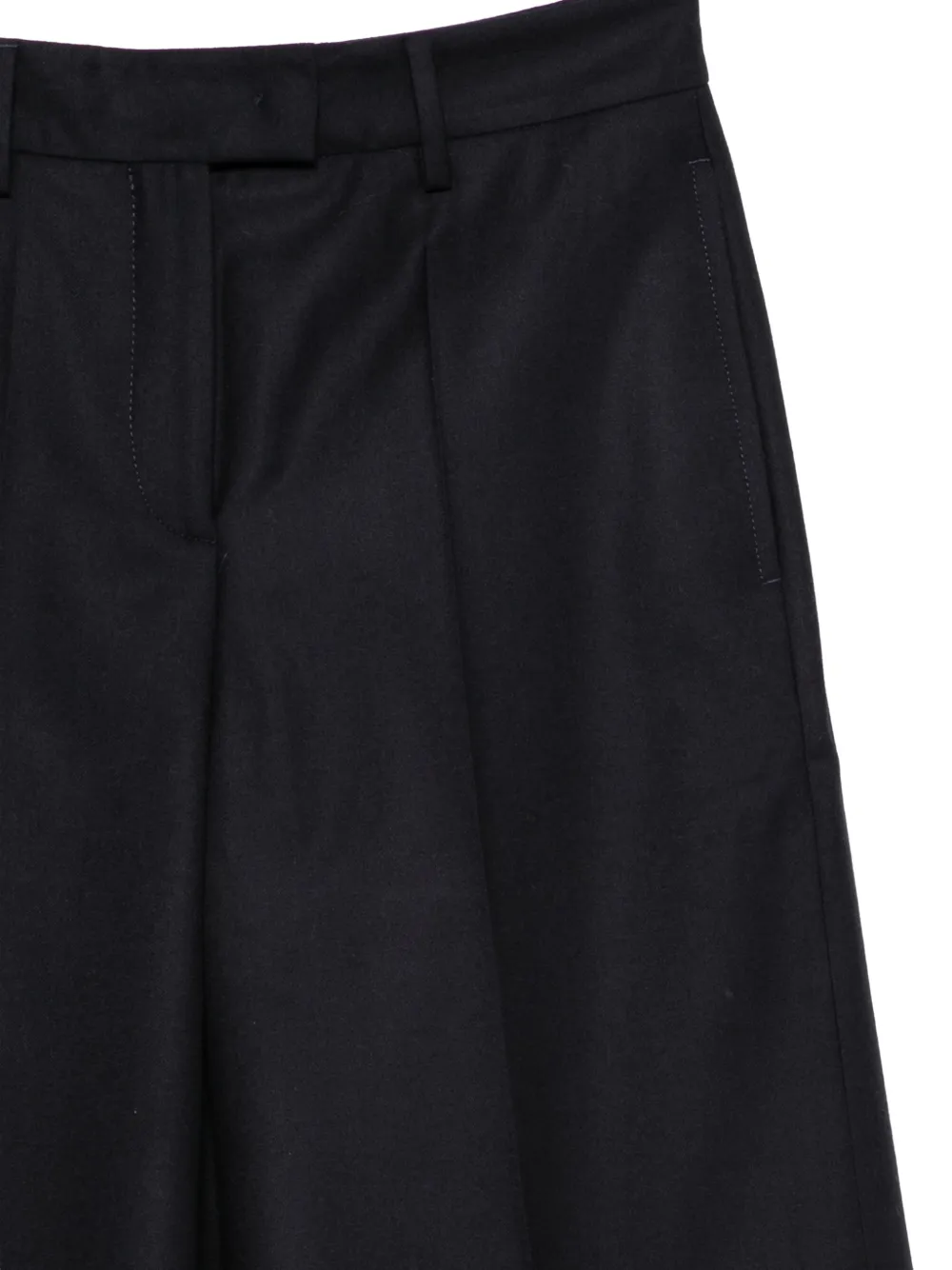 Incotex Iola getailleerde shorts met plooien Blauw